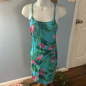 🌿Tropical Floral Print Dress M🌿